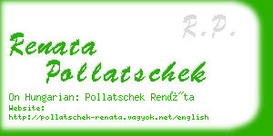 renata pollatschek business card